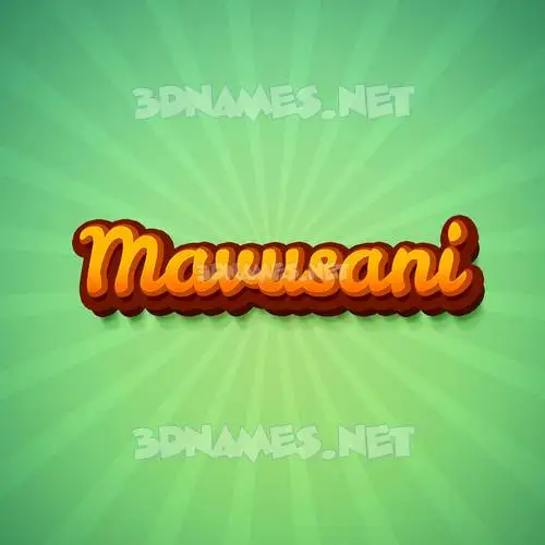 mavusani in Green Rays style - 3D name wallpaper mavusani in Green Rays style - 3D name wallpaper