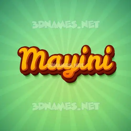 mayini in Green Rays style - 3D name wallpaper mayini in Green Rays style - 3D name wallpaper