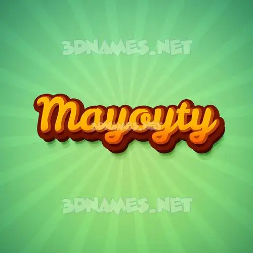 mayoyty in Green Rays style - 3D name wallpaper mayoyty in Green Rays style - 3D name wallpaper