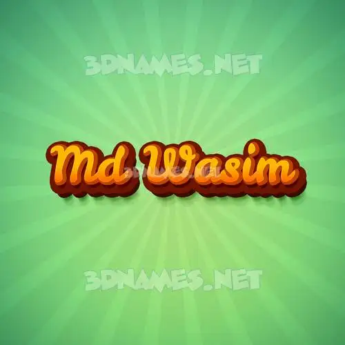 md wasim in Green Rays style - 3D name wallpaper md wasim in Green Rays style - 3D name wallpaper