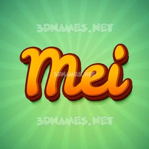 mei in Green Rays style - 3D name wallpaper mei in Green Rays style - 3D name wallpaper