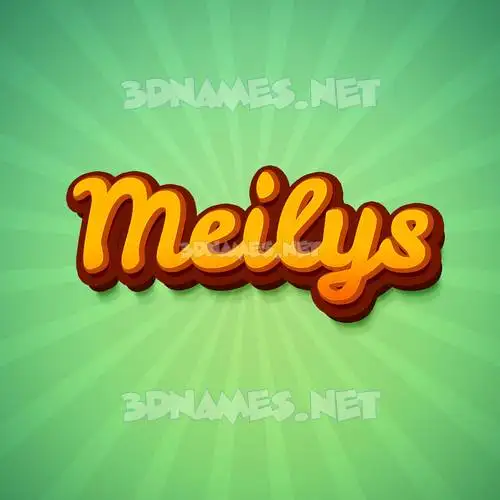 meilys in Green Rays style - 3D name wallpaper meilys in Green Rays style - 3D name wallpaper
