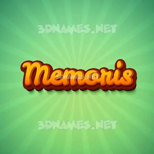memoris in Green Rays style - 3D name wallpaper memoris in Green Rays style - 3D name wallpaper