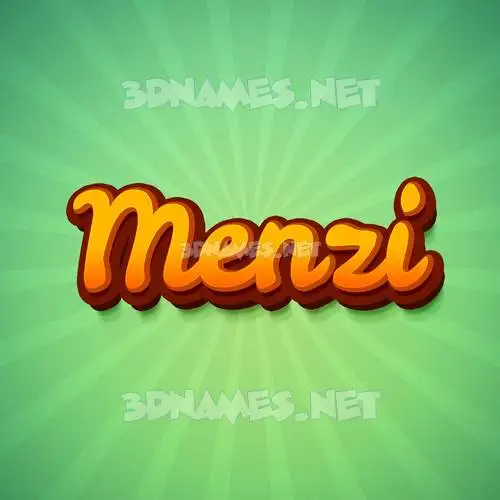menzi in Green Rays style - 3D name wallpaper menzi in Green Rays style - 3D name wallpaper