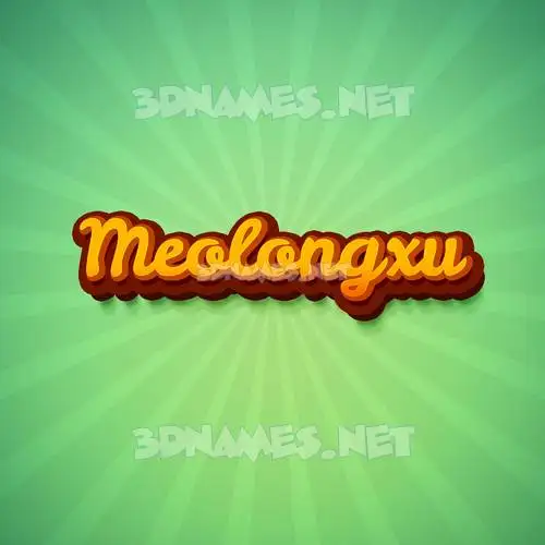 meolongxu in Green Rays style - 3D name wallpaper meolongxu in Green Rays style - 3D name wallpaper