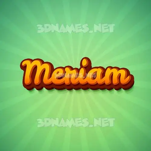 meriam in Green Rays style - 3D name wallpaper meriam in Green Rays style - 3D name wallpaper