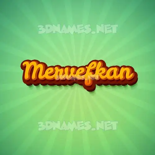 mervefkan in Green Rays style - 3D name wallpaper mervefkan in Green Rays style - 3D name wallpaper