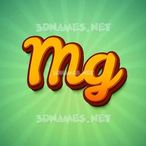 mg in Green Rays style - 3D name wallpaper mg in Green Rays style - 3D name wallpaper