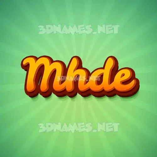 mhde in Green Rays style - 3D name wallpaper mhde in Green Rays style - 3D name wallpaper
