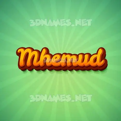 mhemud in Green Rays style - 3D name wallpaper mhemud in Green Rays style - 3D name wallpaper