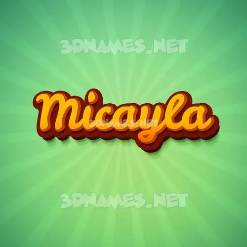 micayla in Green Rays style - 3D name wallpaper micayla in Green Rays style - 3D name wallpaper