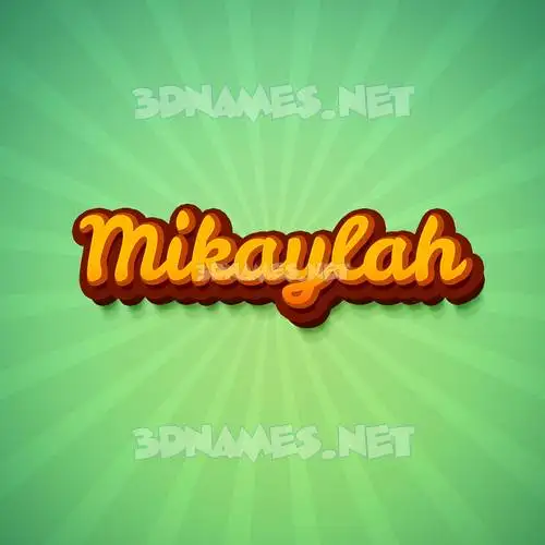mikaylah in Green Rays style - 3D name wallpaper mikaylah in Green Rays style - 3D name wallpaper