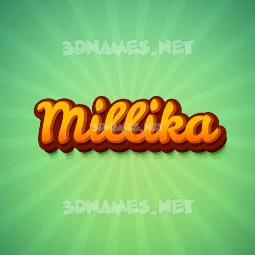 millika in Green Rays style - 3D name wallpaper millika in Green Rays style - 3D name wallpaper