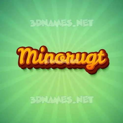 minorugt in Green Rays style - 3D name wallpaper minorugt in Green Rays style - 3D name wallpaper