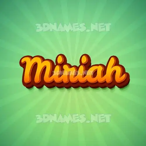 miriah in Green Rays style - 3D name wallpaper miriah in Green Rays style - 3D name wallpaper