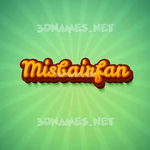 misbairfan in Green Rays style - 3D name wallpaper misbairfan in Green Rays style - 3D name wallpaper