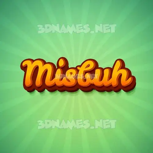 misbuh in Green Rays style - 3D name wallpaper misbuh in Green Rays style - 3D name wallpaper