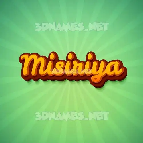 misiriya in Green Rays style - 3D name wallpaper misiriya in Green Rays style - 3D name wallpaper