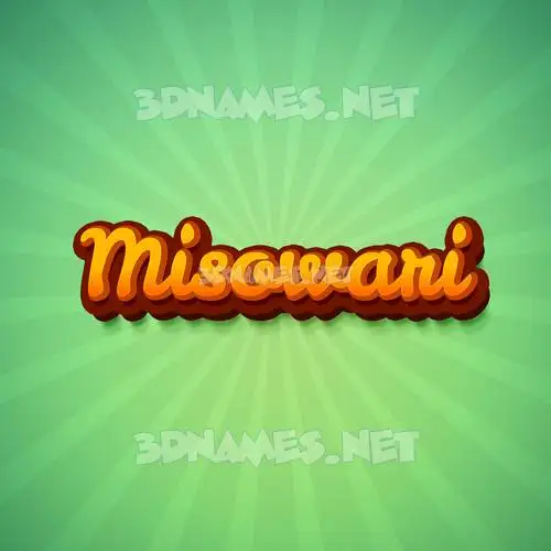 misowari in Green Rays style - 3D name wallpaper misowari in Green Rays style - 3D name wallpaper