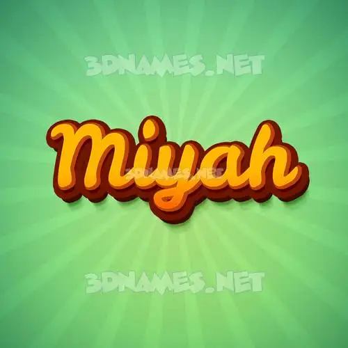 miyah in Green Rays style - 3D name wallpaper miyah in Green Rays style - 3D name wallpaper