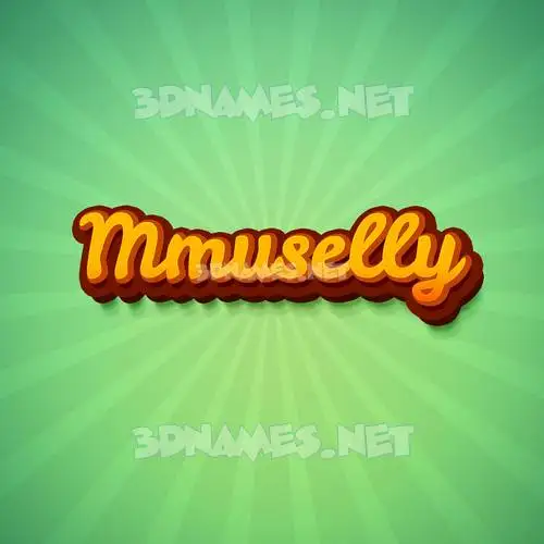 mmuselly in Green Rays style - 3D name wallpaper mmuselly in Green Rays style - 3D name wallpaper