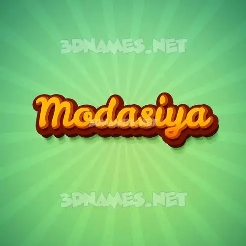 modasiya in Green Rays style - 3D name wallpaper modasiya in Green Rays style - 3D name wallpaper