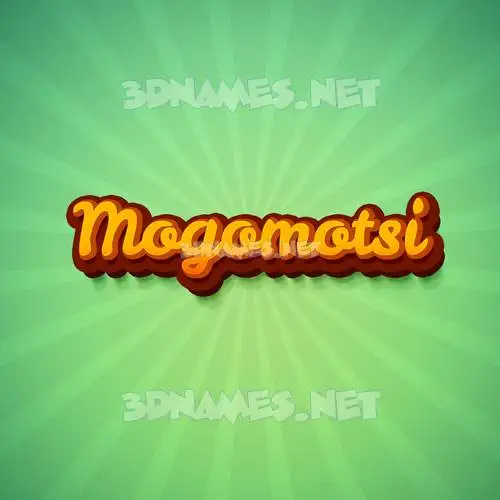 mogomotsi in Green Rays style - 3D name wallpaper mogomotsi in Green Rays style - 3D name wallpaper