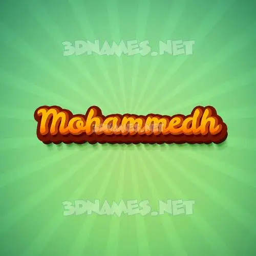 mohammedh in Green Rays style - 3D name wallpaper mohammedh in Green Rays style - 3D name wallpaper