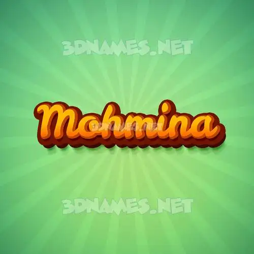 mohmina in Green Rays style - 3D name wallpaper mohmina in Green Rays style - 3D name wallpaper