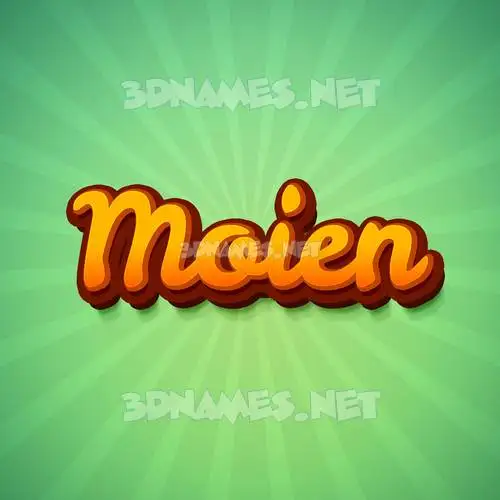 moien in Green Rays style - 3D name wallpaper moien in Green Rays style - 3D name wallpaper