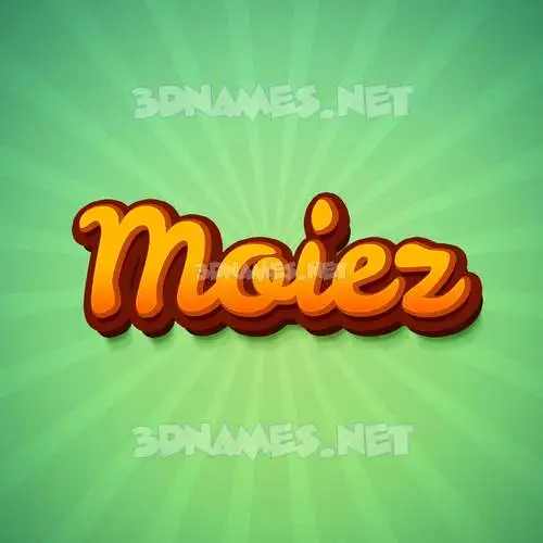 moiez in Green Rays style - 3D name wallpaper moiez in Green Rays style - 3D name wallpaper