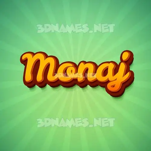 monaj in Green Rays style - 3D name wallpaper monaj in Green Rays style - 3D name wallpaper