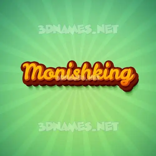 monishking in Green Rays style - 3D name wallpaper monishking in Green Rays style - 3D name wallpaper