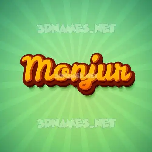 monjur in Green Rays style - 3D name wallpaper monjur in Green Rays style - 3D name wallpaper