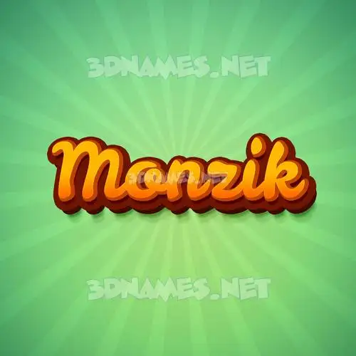 monzik in Green Rays style - 3D name wallpaper monzik in Green Rays style - 3D name wallpaper