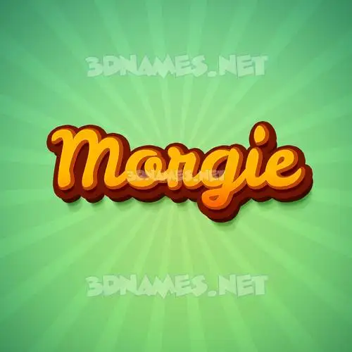 morgie in Green Rays style - 3D name wallpaper morgie in Green Rays style - 3D name wallpaper