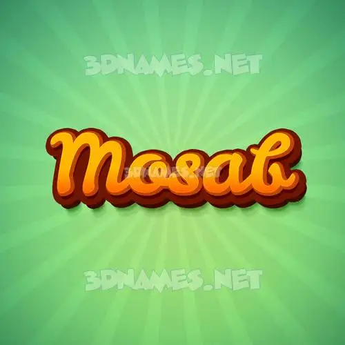 mosab in Green Rays style - 3D name wallpaper mosab in Green Rays style - 3D name wallpaper