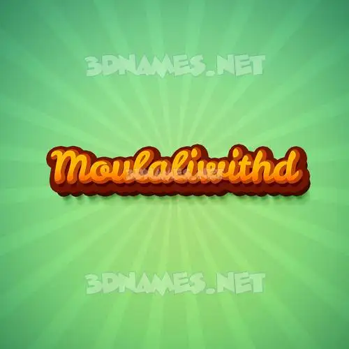 moulaliwithd in Green Rays style - 3D name wallpaper moulaliwithd in Green Rays style - 3D name wallpaper
