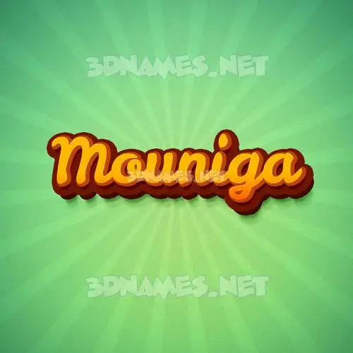 mouniga in Green Rays style - 3D name wallpaper mouniga in Green Rays style - 3D name wallpaper