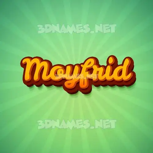moyfrid in Green Rays style - 3D name wallpaper moyfrid in Green Rays style - 3D name wallpaper