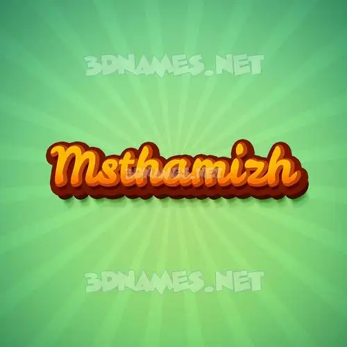 msthamizh in Green Rays style - 3D name wallpaper msthamizh in Green Rays style - 3D name wallpaper