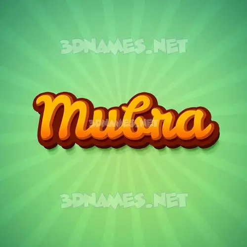 mubra in Green Rays style - 3D name wallpaper mubra in Green Rays style - 3D name wallpaper