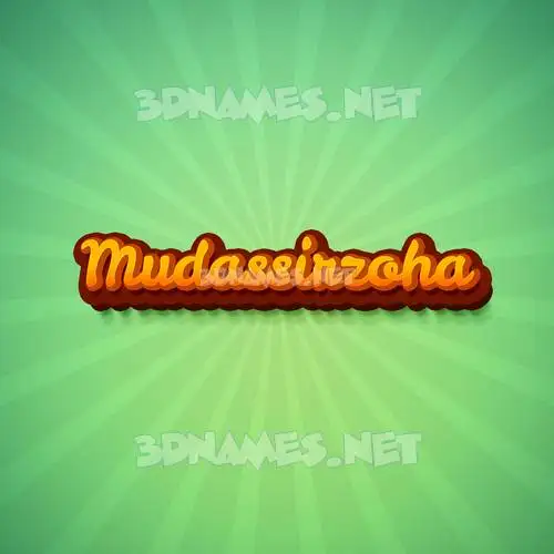 mudassirzoha in Green Rays style - 3D name wallpaper mudassirzoha in Green Rays style - 3D name wallpaper