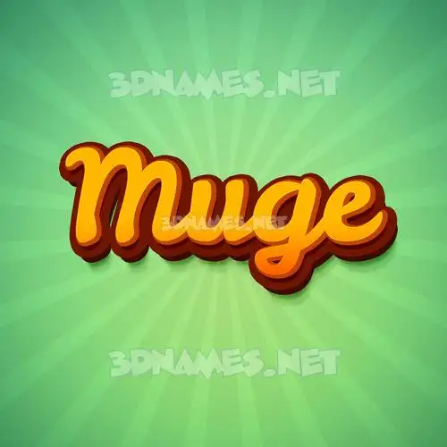 muge in Green Rays style - 3D name wallpaper muge in Green Rays style - 3D name wallpaper
