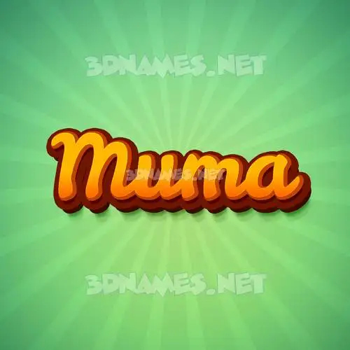 muma in Green Rays style - 3D name wallpaper muma in Green Rays style - 3D name wallpaper