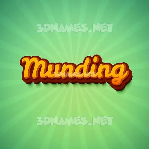 munding in Green Rays style - 3D name wallpaper munding in Green Rays style - 3D name wallpaper