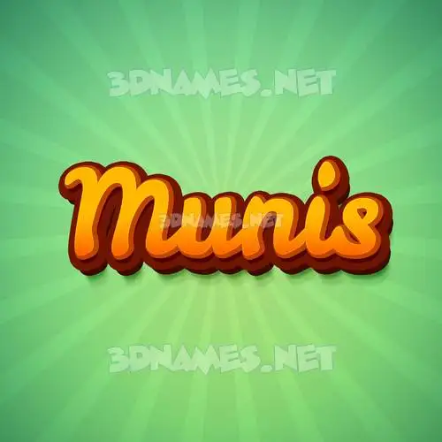 munis in Green Rays style - 3D name wallpaper munis in Green Rays style - 3D name wallpaper