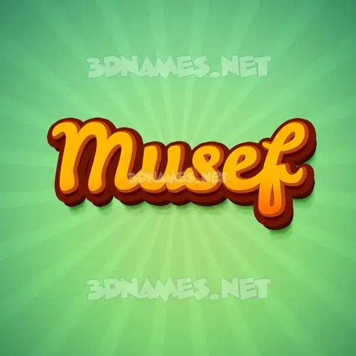 musef in Green Rays style - 3D name wallpaper musef in Green Rays style - 3D name wallpaper