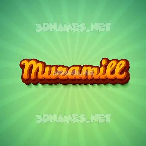 muzamill in Green Rays style - 3D name wallpaper muzamill in Green Rays style - 3D name wallpaper