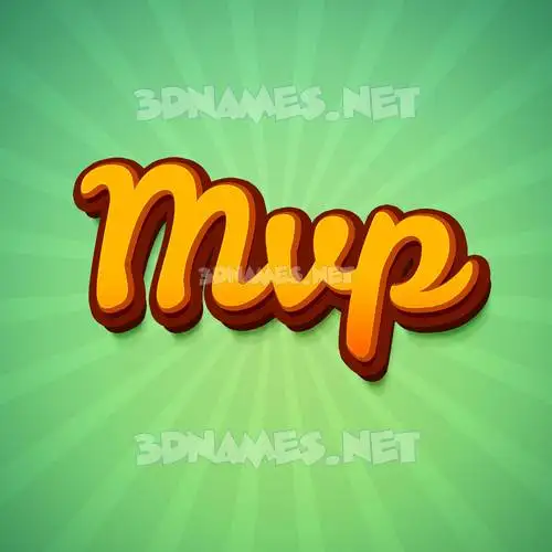 mvp in Green Rays style - 3D name wallpaper mvp in Green Rays style - 3D name wallpaper